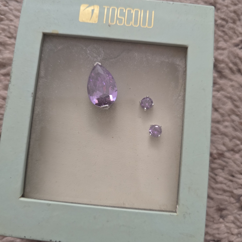 Purple Jewelry Set